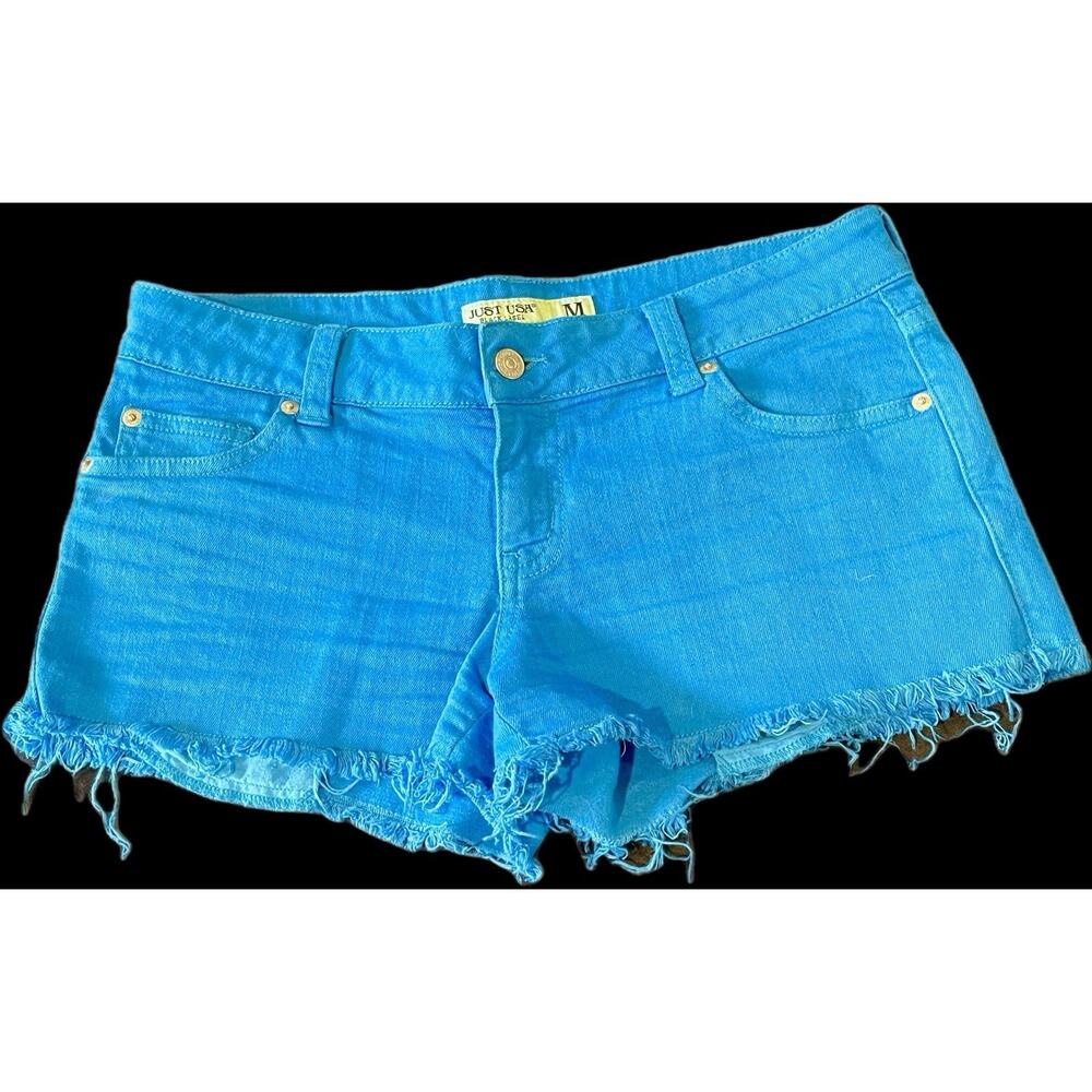 Just USA cobalt blue jean shorts women’s M